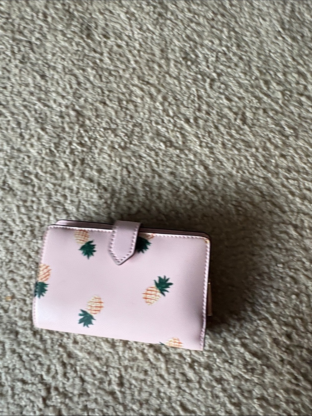 kate spade Pink Pineapple Snap Wallet